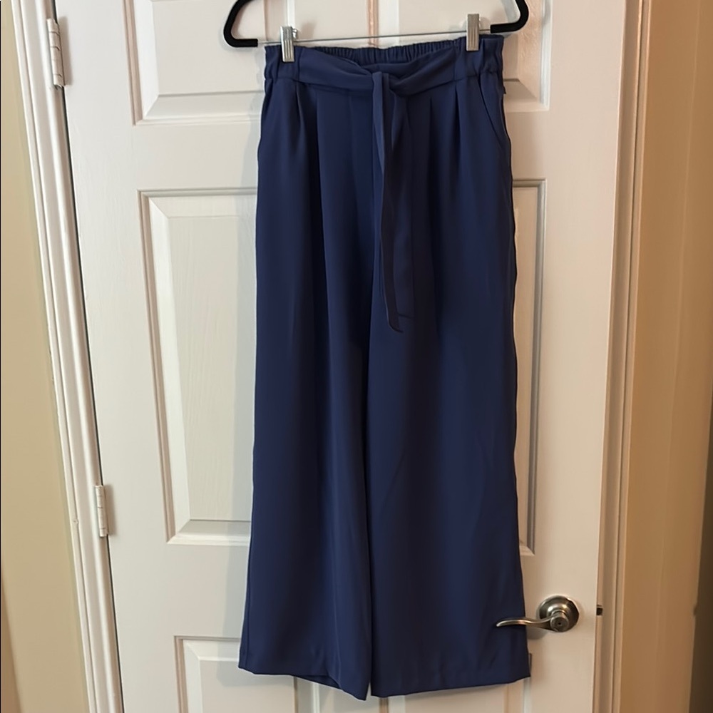 Lululemon Blue Wide-Leg Dress Pants